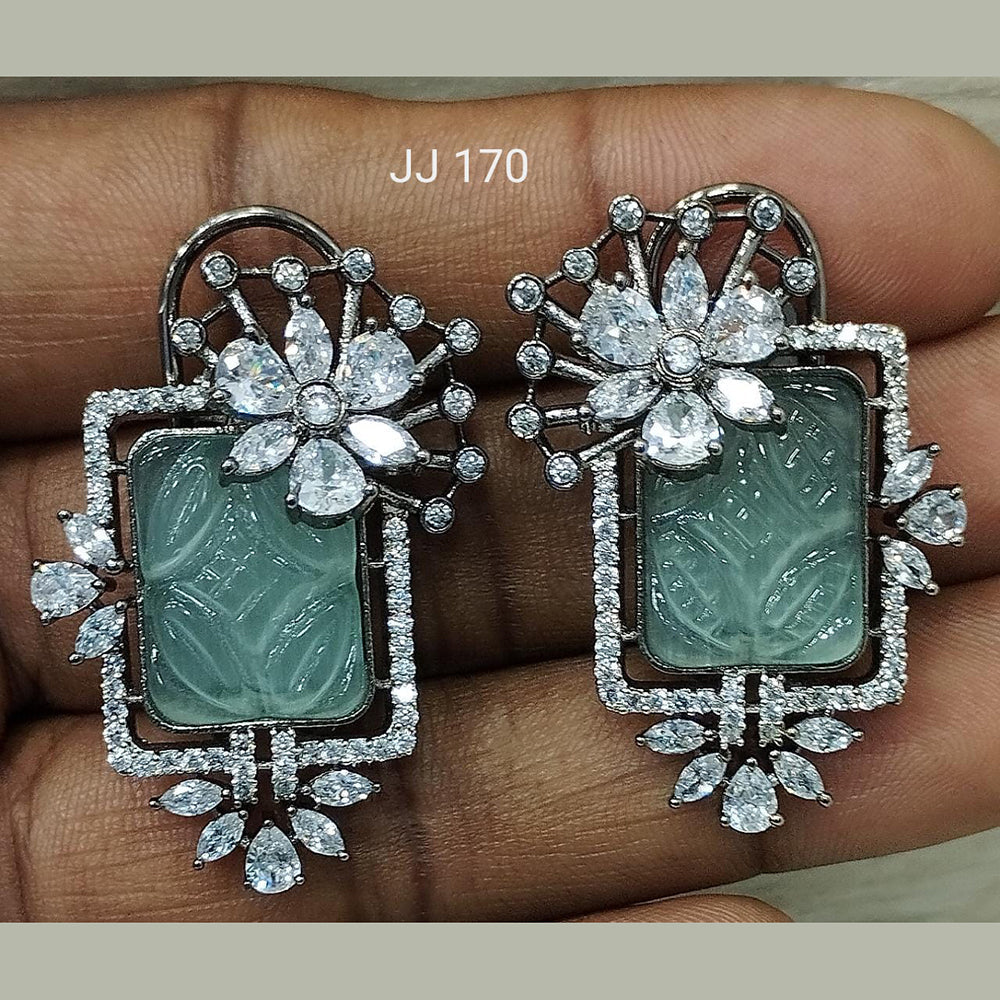 Jain Jewellers Ad Stone Dangler Earrings - 11061792