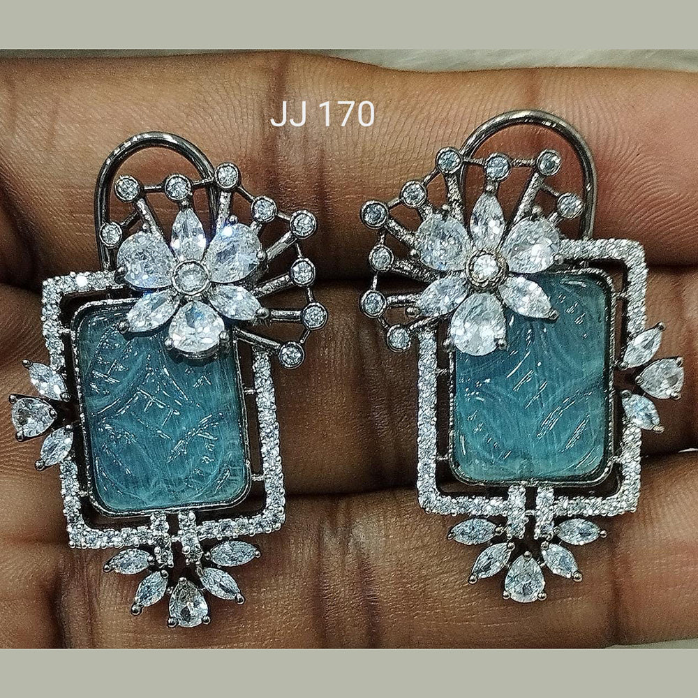 Jain Jewellers Ad Stone Dangler Earrings - 11061792