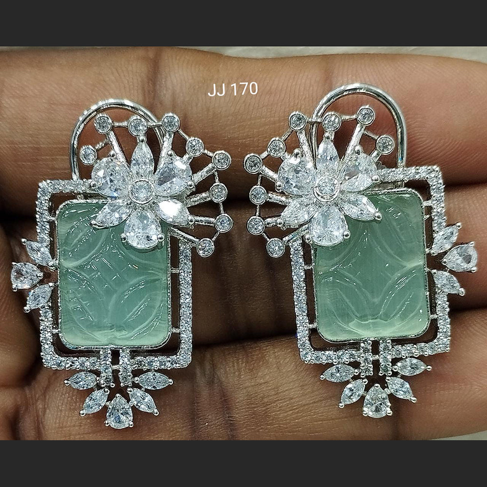 Jain Jewellers Ad Stone Dangler Earrings - 11061793
