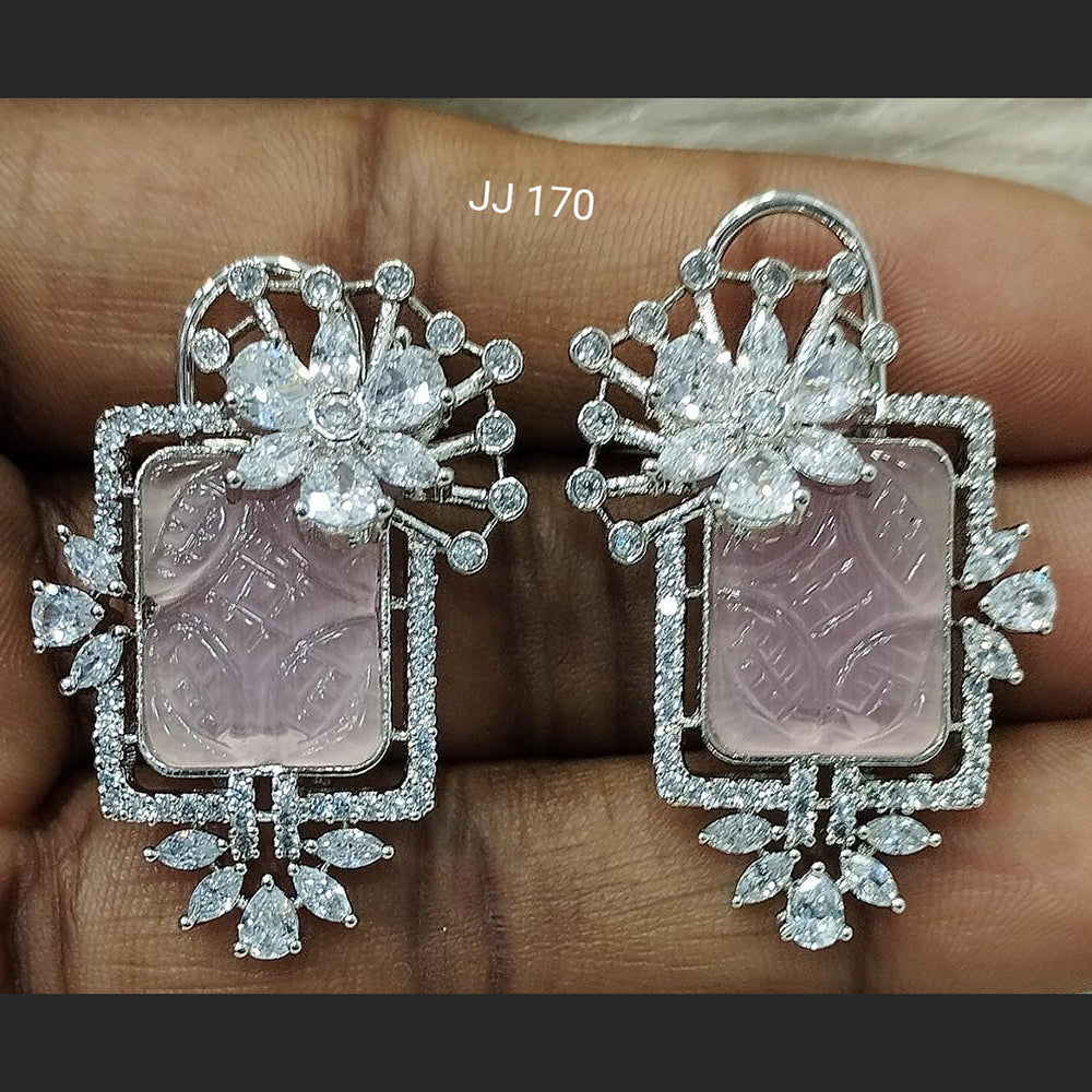 Jain Jewellers Ad Stone Dangler Earrings - 11061793