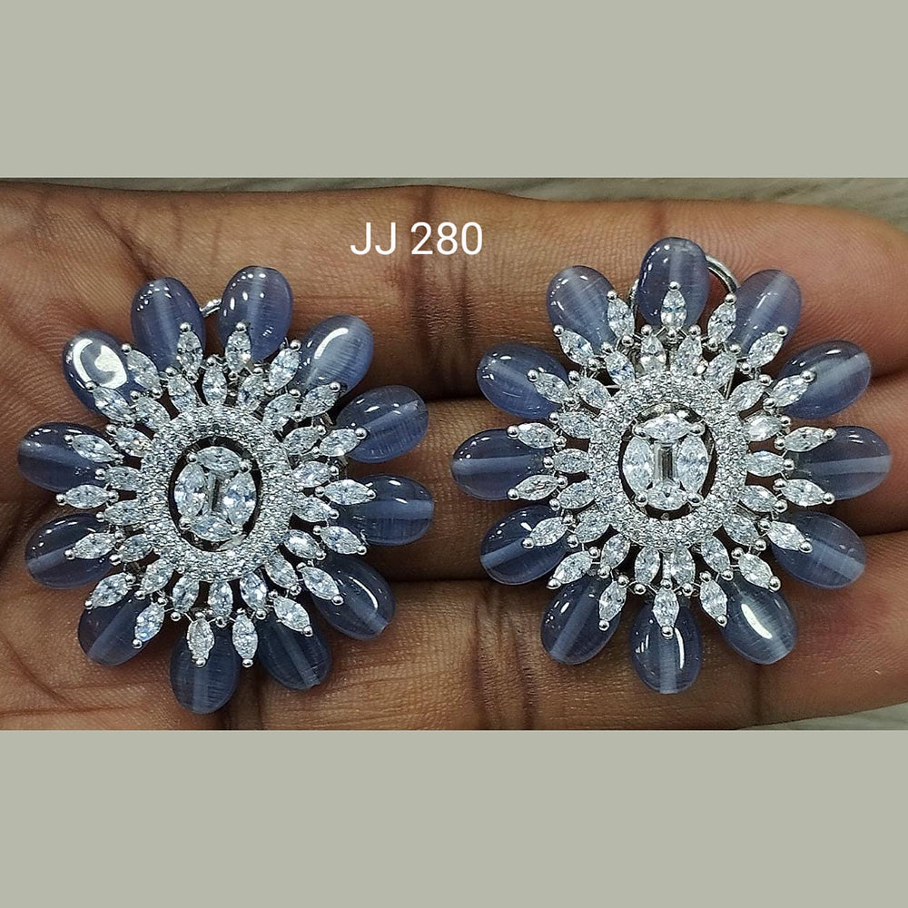 Jain Jewellers Ad Stone Stud Earrings - 11061794