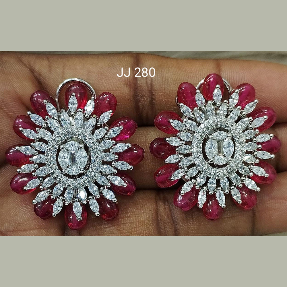 Jain Jewellers Ad Stone Stud Earrings - 11061794