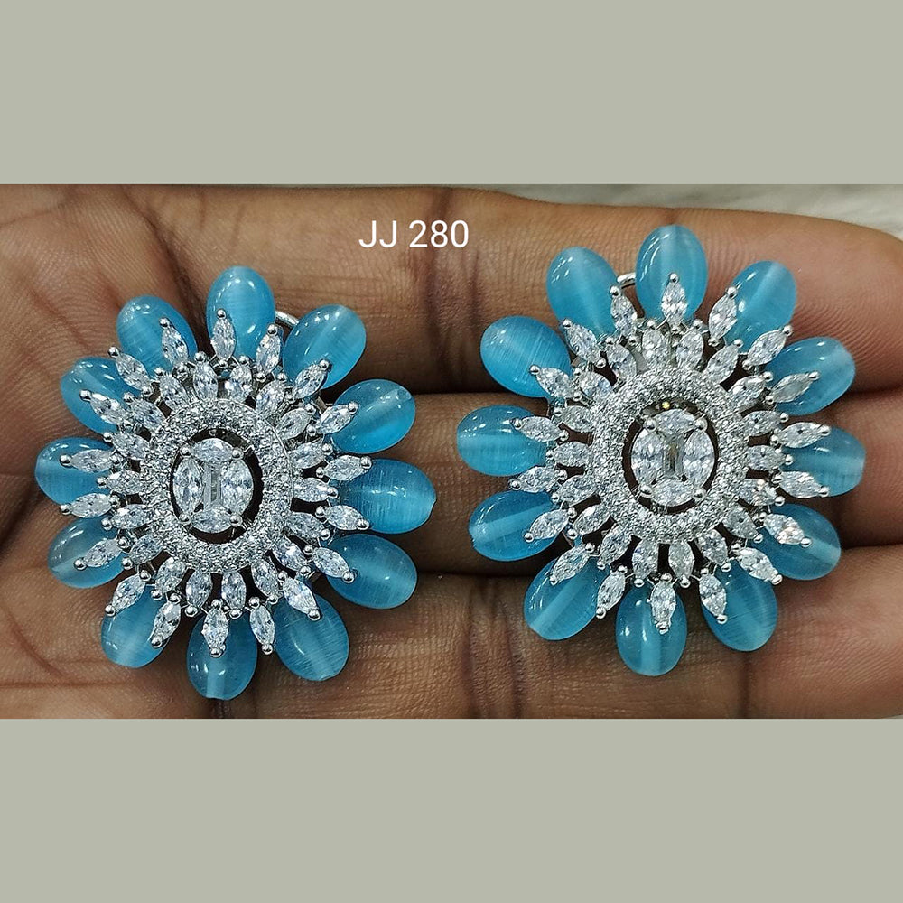 Jain Jewellers Ad Stone Stud Earrings - 11061794