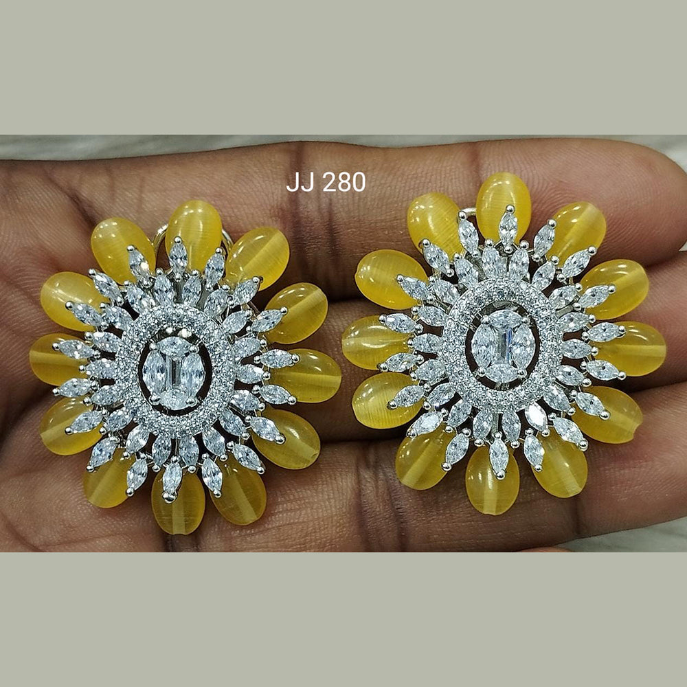Jain Jewellers Ad Stone Stud Earrings - 11061794
