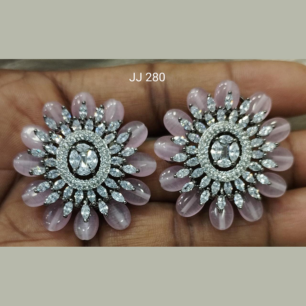 Jain Jewellers Ad Stone Stud Earrings - 11061795