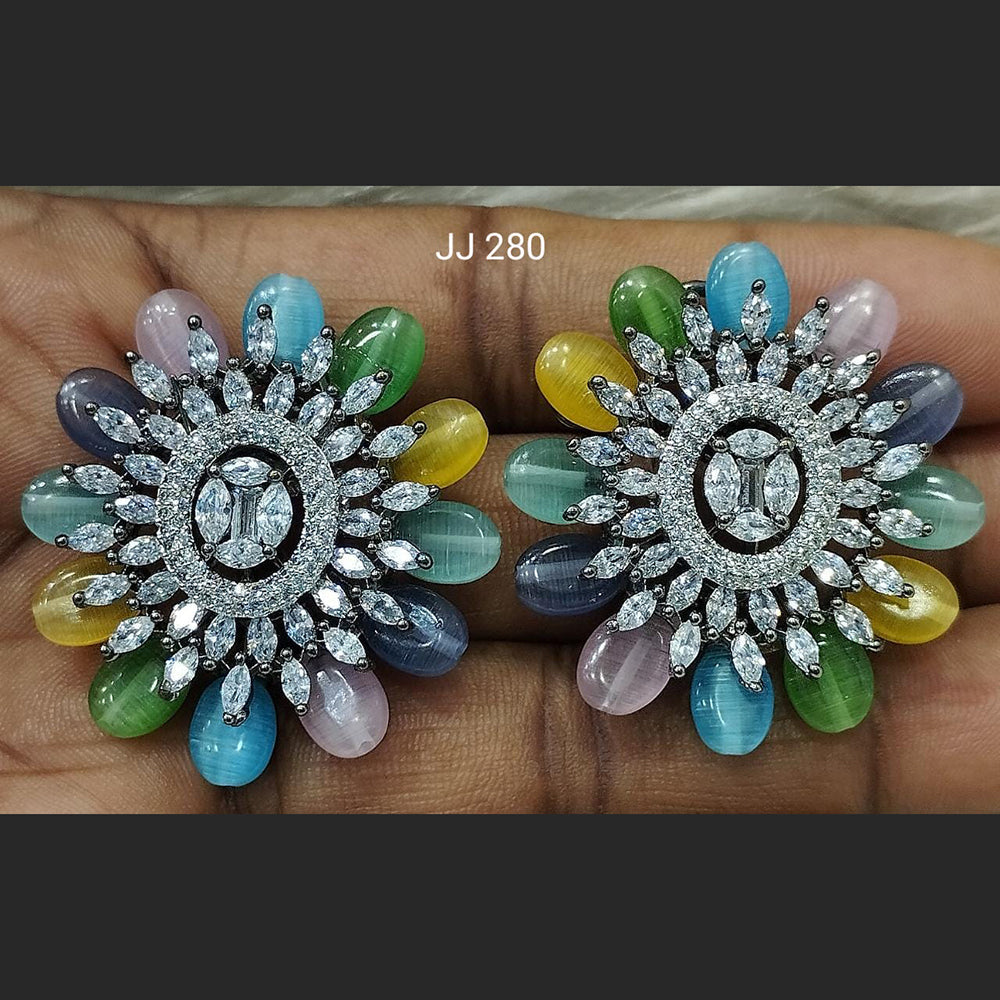 Jain Jewellers Ad Stone Stud Earrings - 11061795