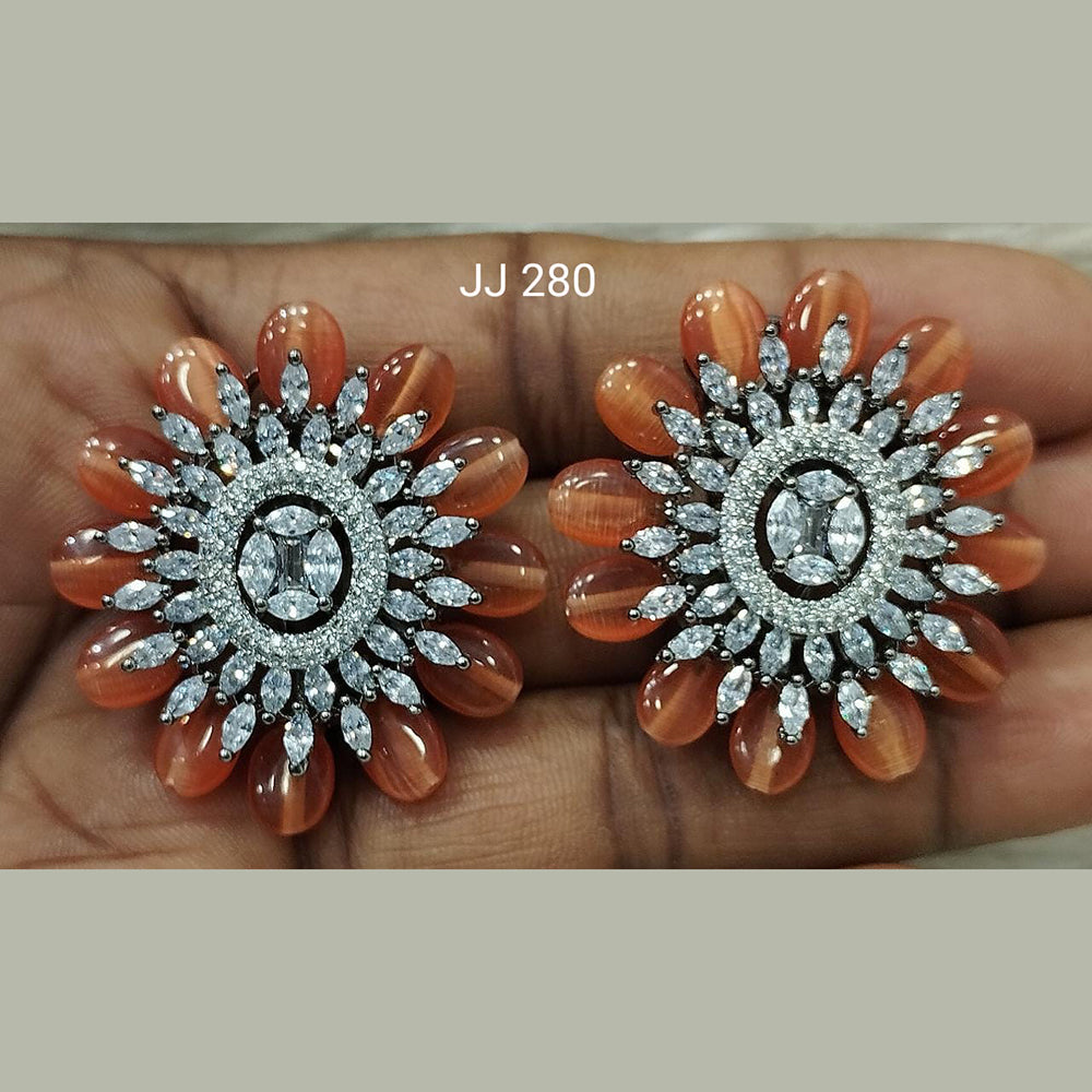 Jain Jewellers Ad Stone Stud Earrings - 11061795