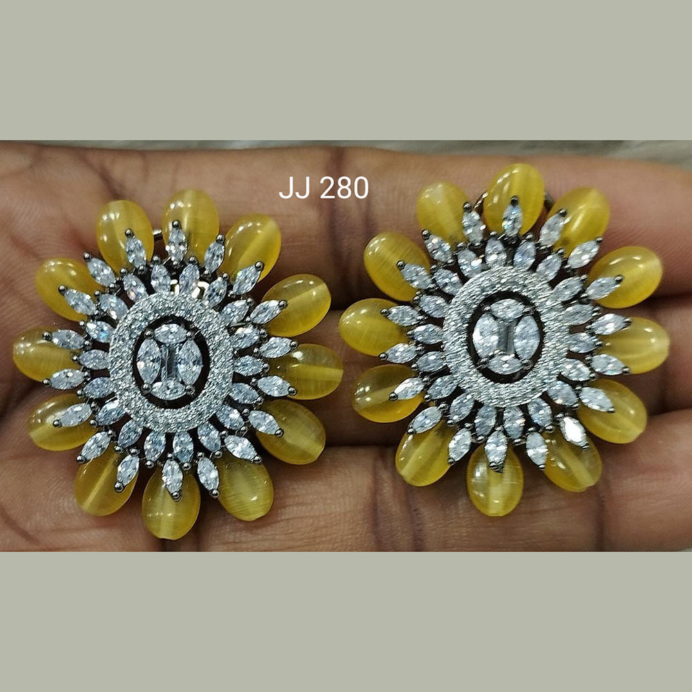 Jain Jewellers Ad Stone Stud Earrings - 11061795