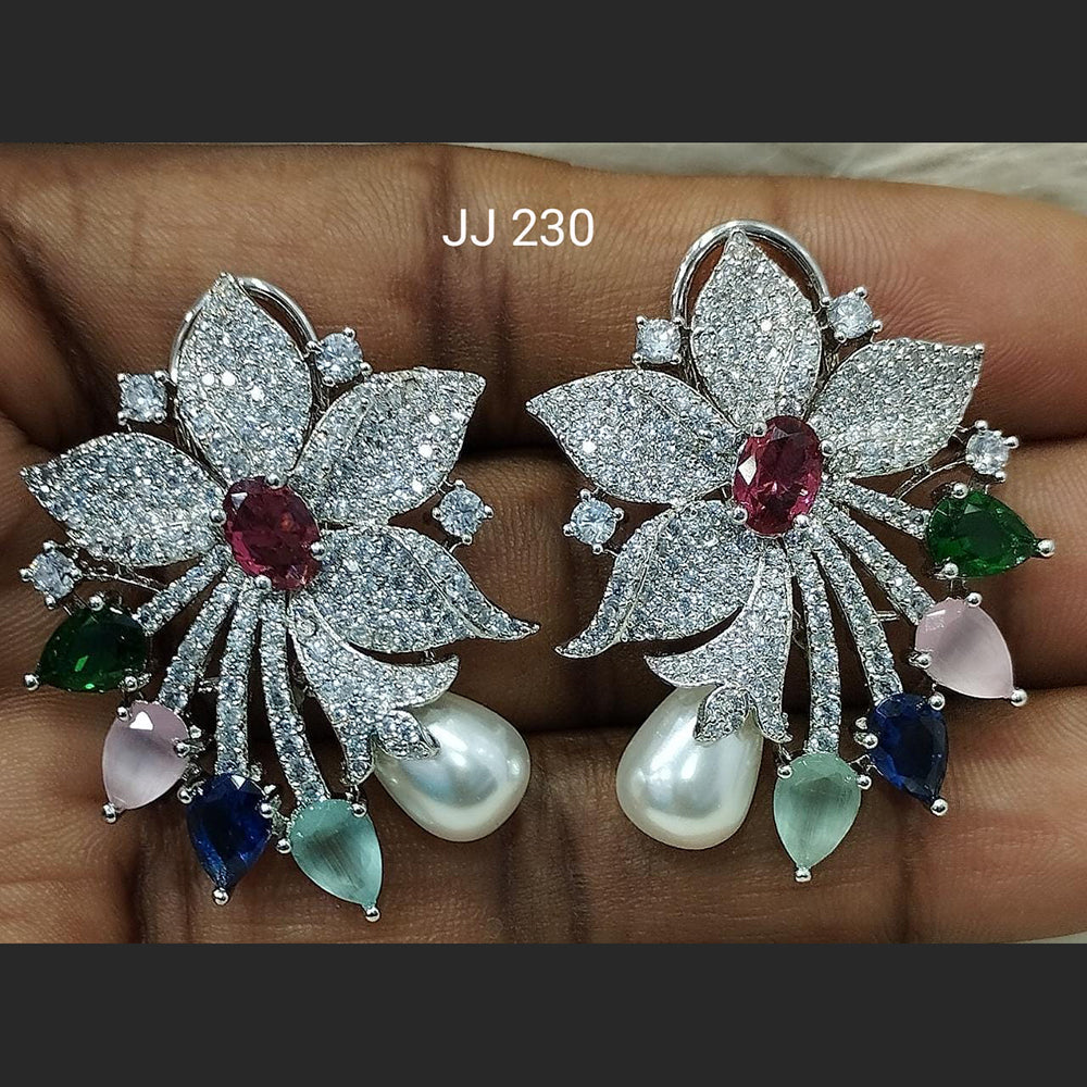 Jain Jewellers Ad Stone Stud Earrings - 11061796