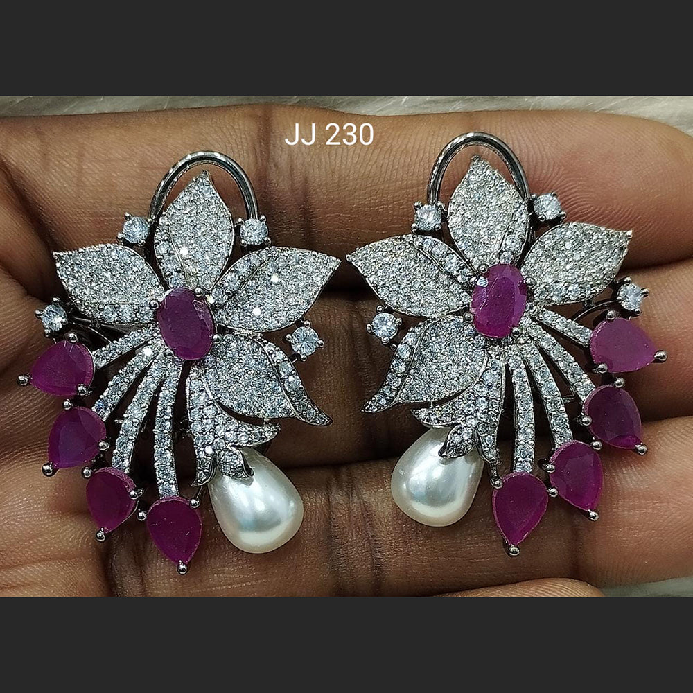 Jain Jewellers Ad Stone Stud Earrings - 11061796
