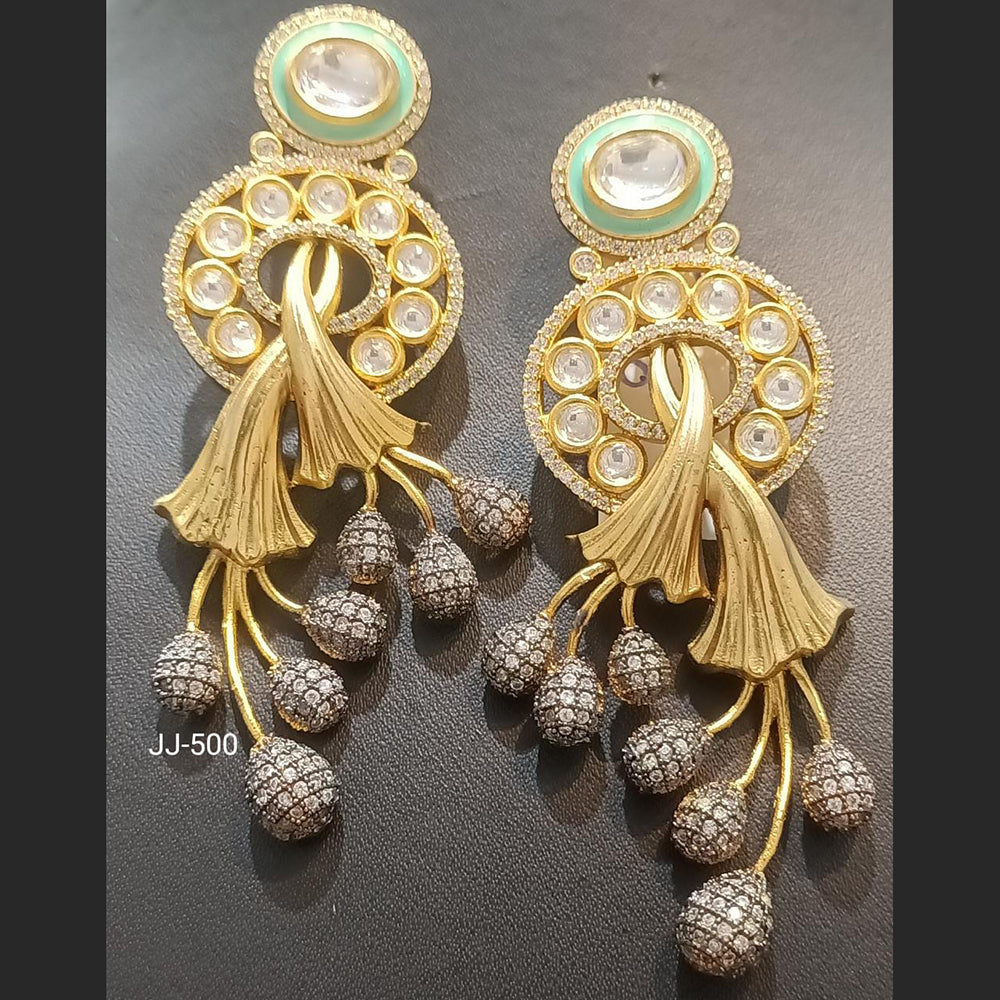 Jain Jewellers Ad Stone Dangler Earrings