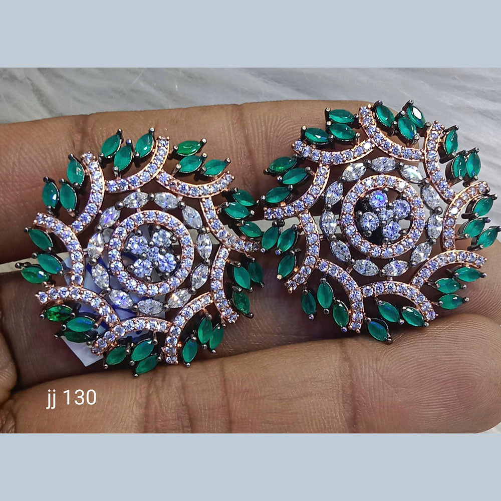 Jain Jewellers Ad Stone Stud Earrings - 11062659