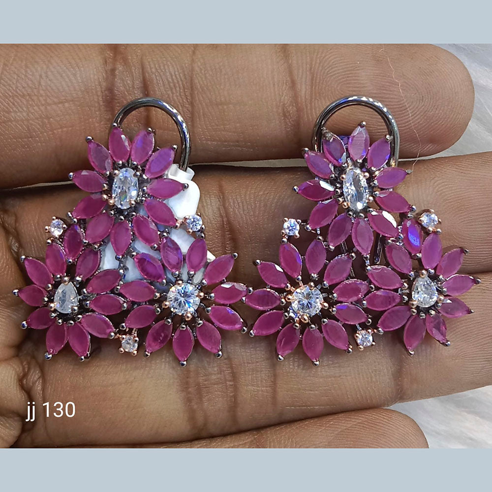 Jain Jewellers Ad Stone Stud Earrings - 11062663