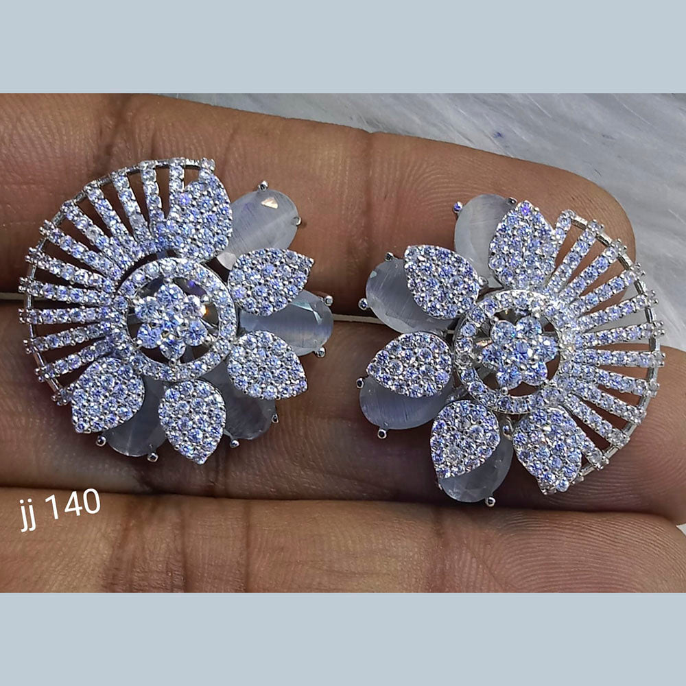 Jain Jewellers Ad Stone Stud Earrings - 11062665