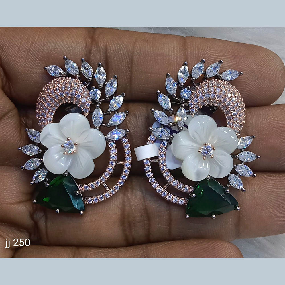 Jain Jewellers Ad Stone Stud Earrings - 11062674