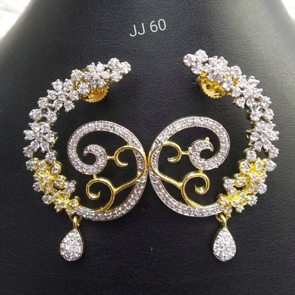 Jain Jewellers Ad Stone Dangler Earrings - 11062810