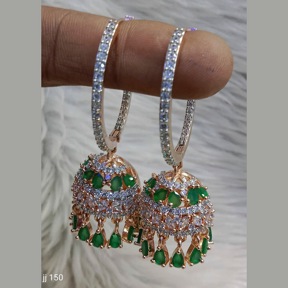 Jain Jewellers Ad Stone Jhumkis Earrings