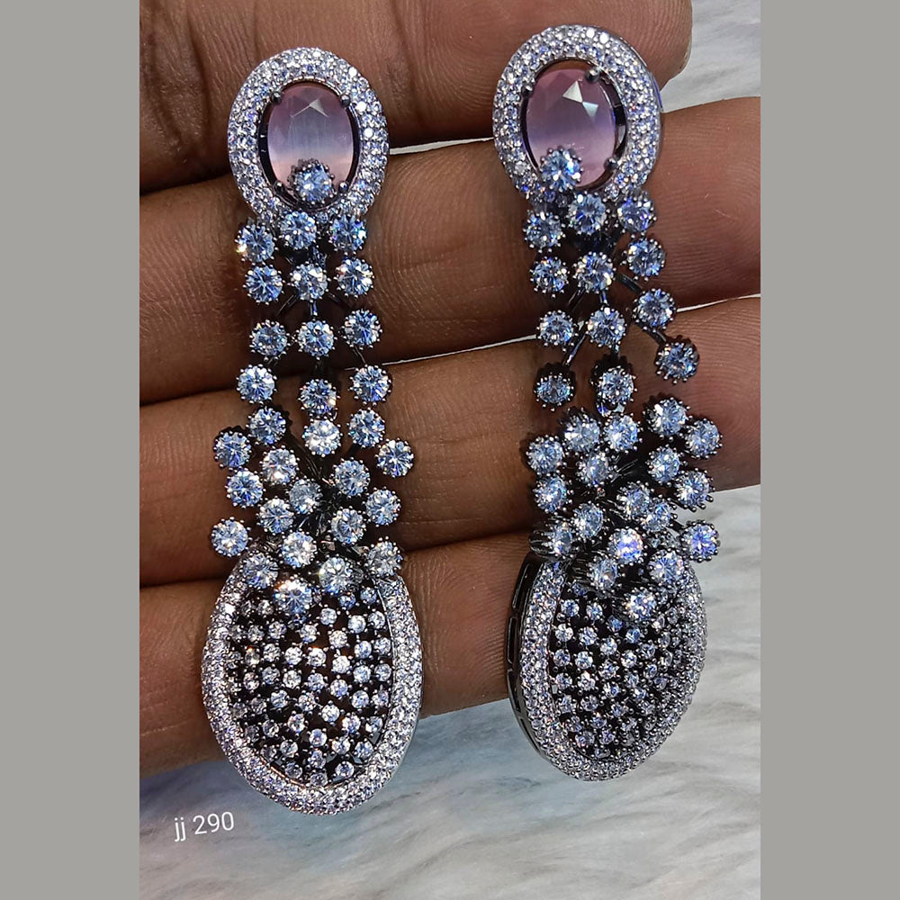 Jain Jewellers Ad Stone Dangler Earrings