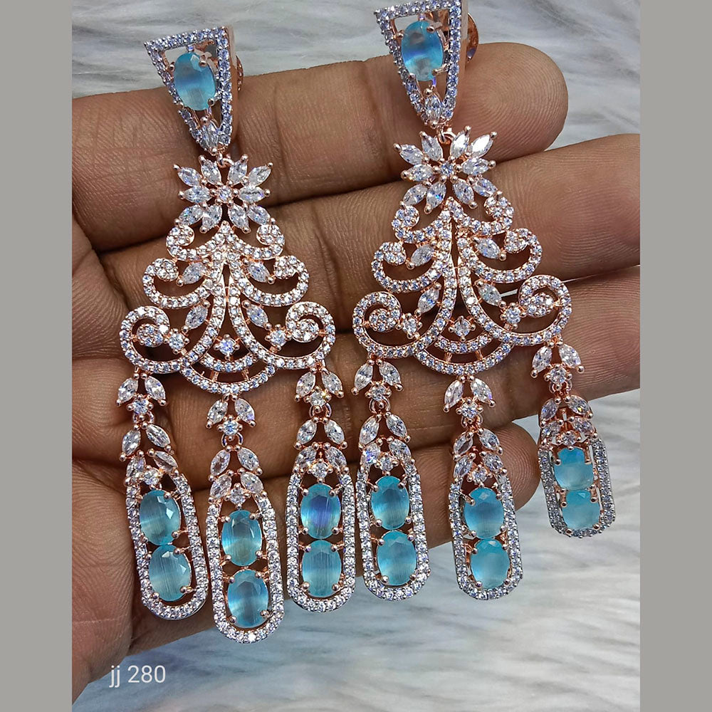 Jain Jewellers Ad Stone Dangler Earrings