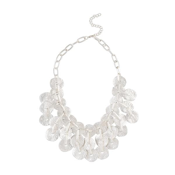 Urthn Silver Plated Statement Necklace - 1109222A