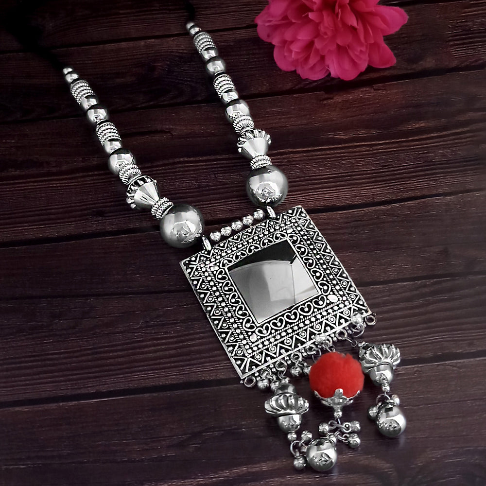 Jeweljunk Navratri Special Oxidised Plated Necklace