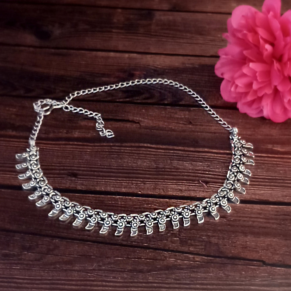 Jeweljunk Navratri Special Oxidised Plated Necklace