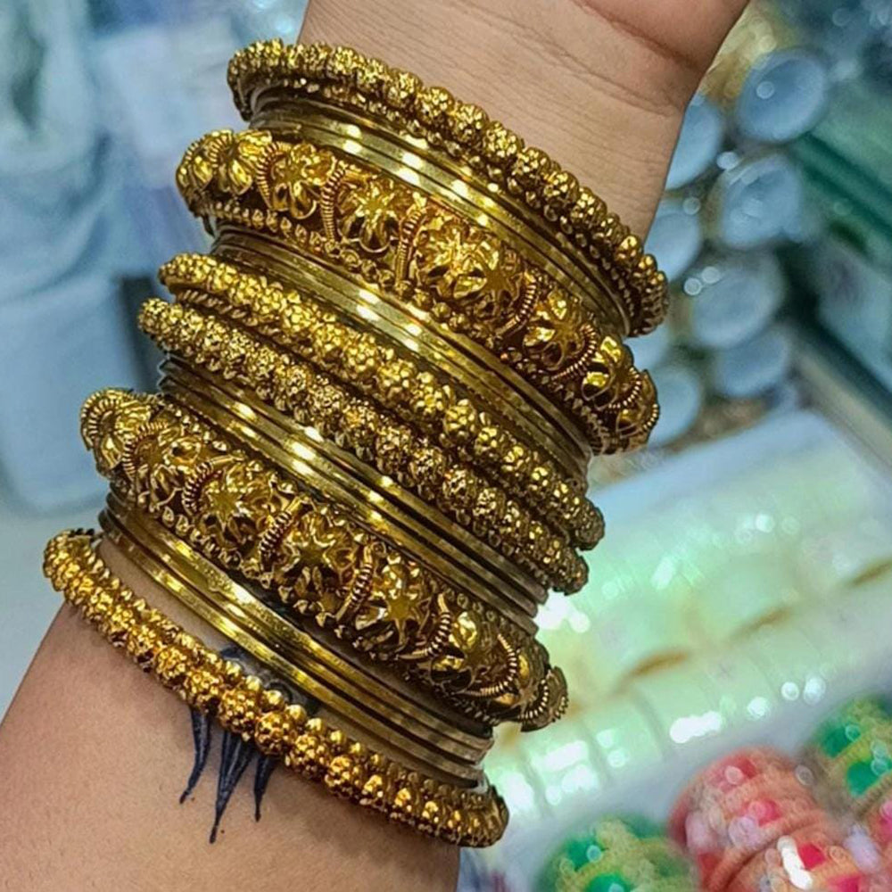 SNERA Gold Plated Bangle Set