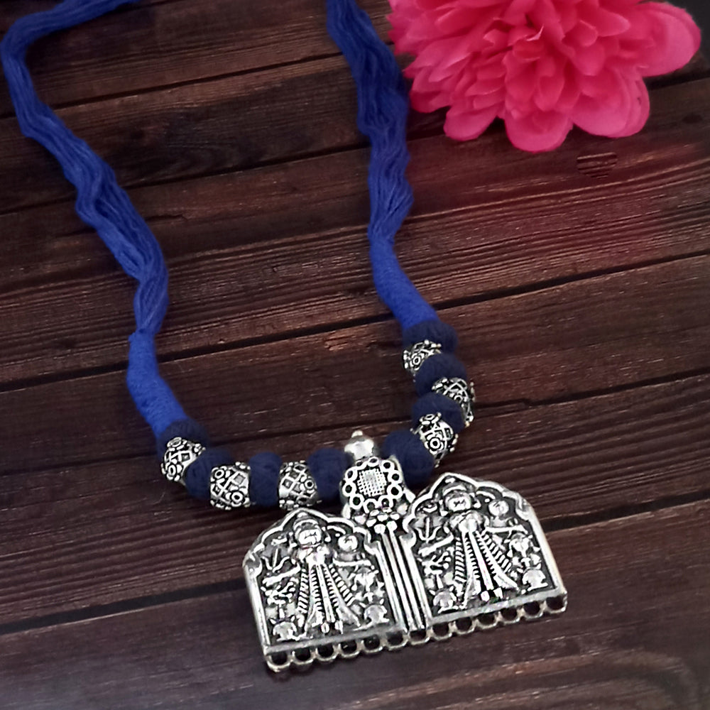 Jeweljunk Navratri Special Oxidised Plated Necklace