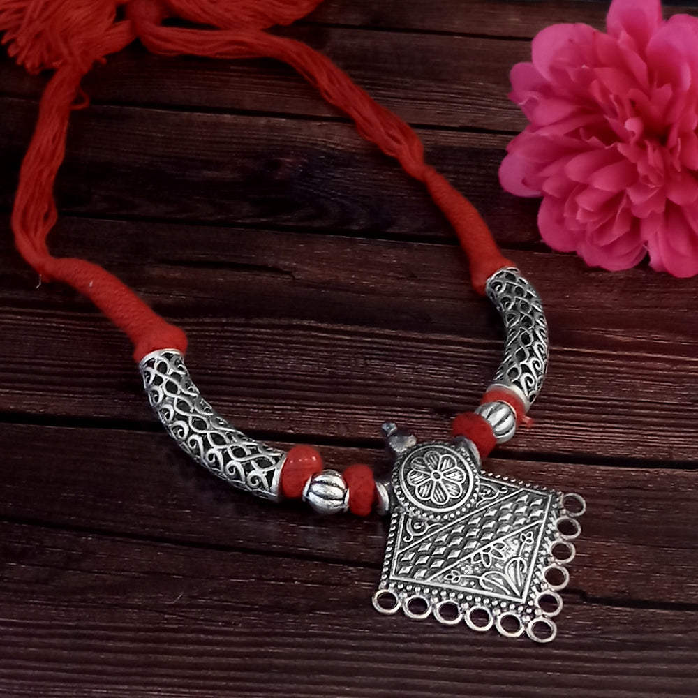 Jeweljunk Navratri Special Oxidised Necklace