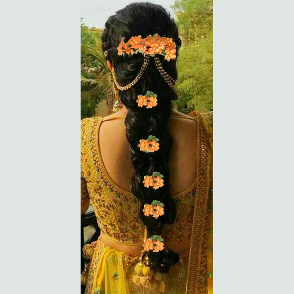 Kavyas Kreation Floral Hair Brooch