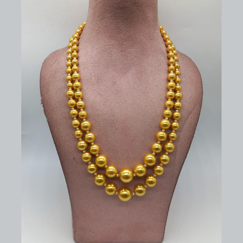 MG Beads Shellpearl Graduation Necklace