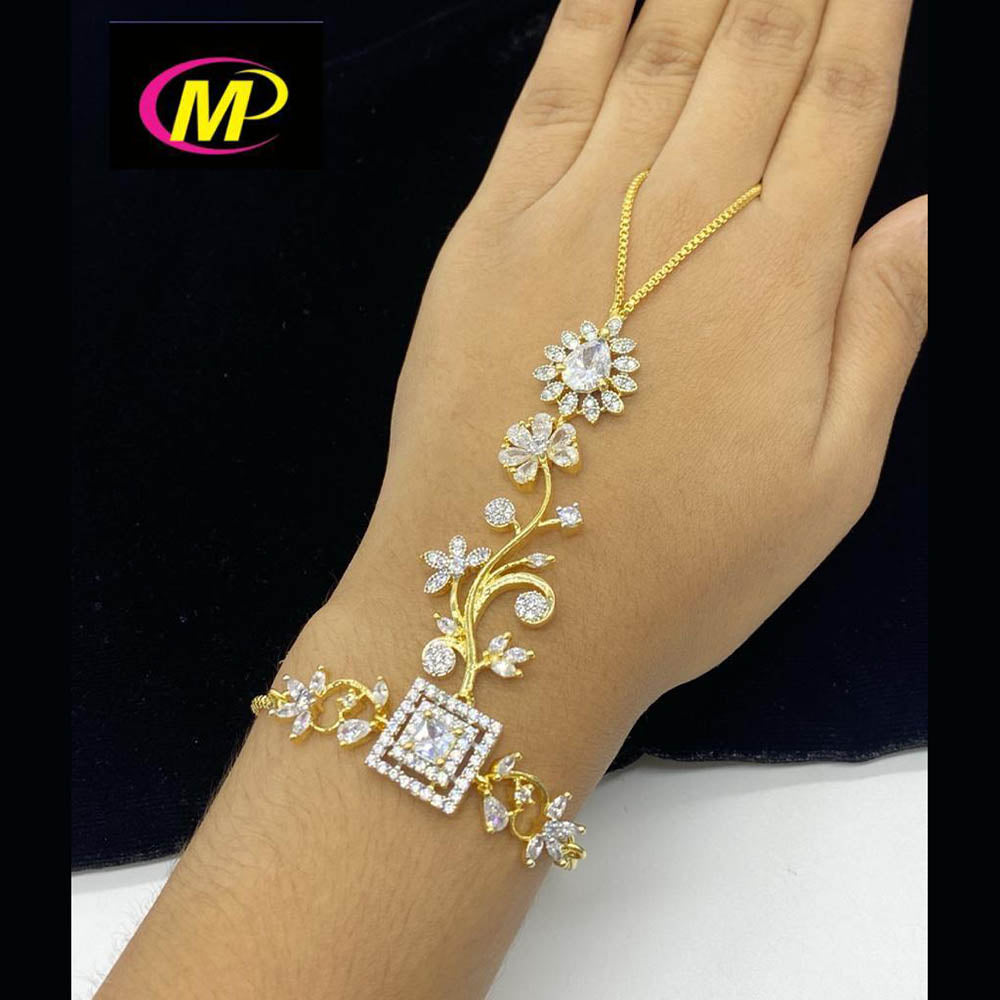 FS Collection AD Stone Chain Hand Panja