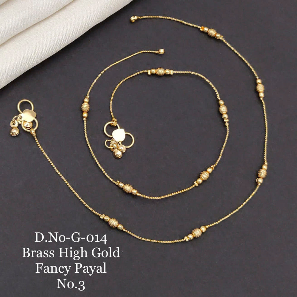 FS Collection Gold Plated Payal