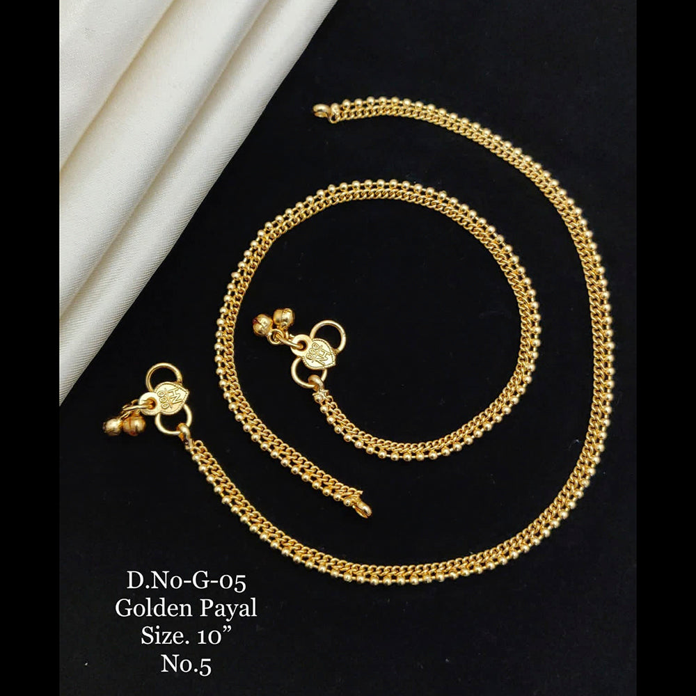 FS Collection Gold Plated Payal