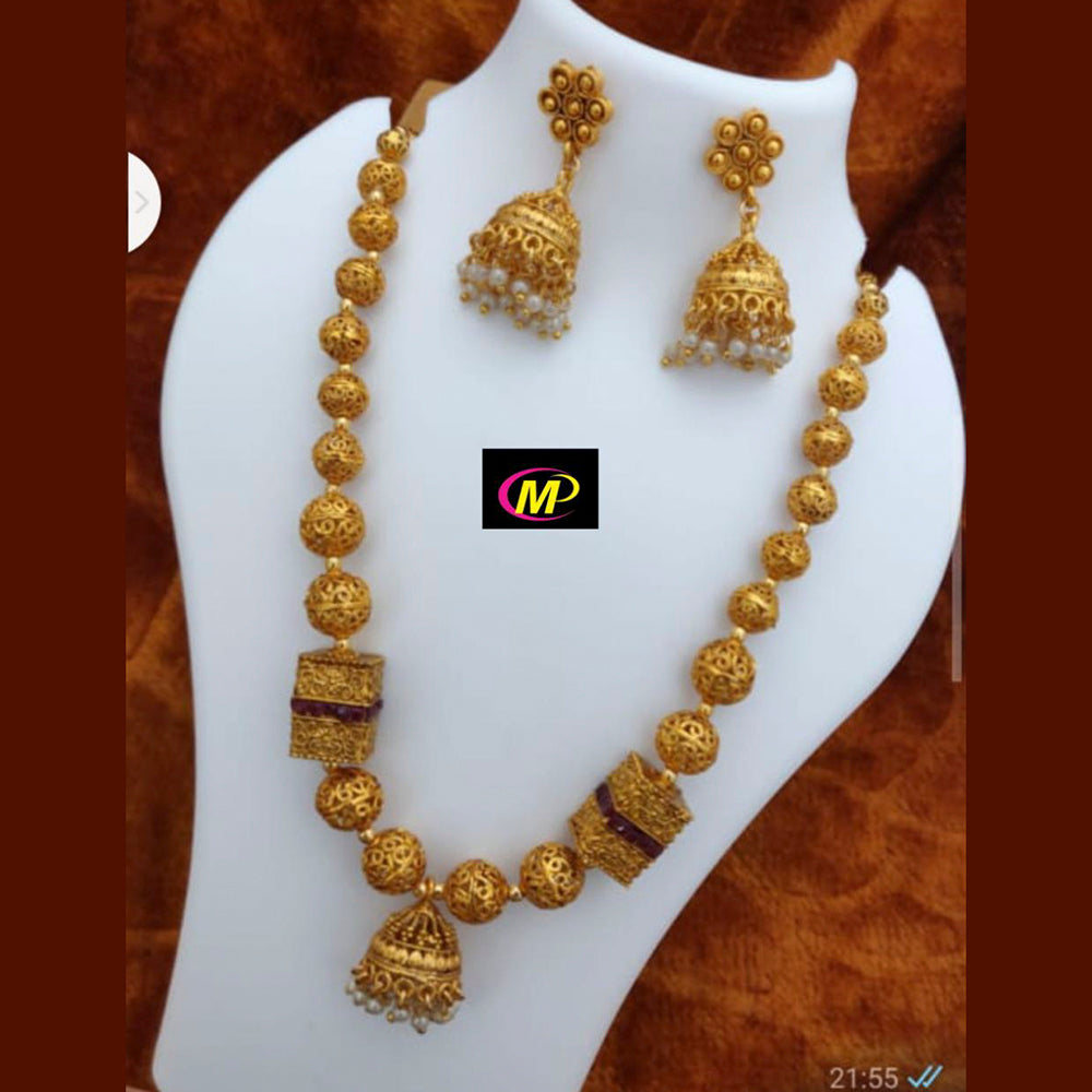 FS Collection Gold Plated Necklace