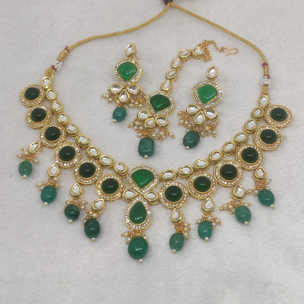 FS Collection Kundan Stone Necklace Set