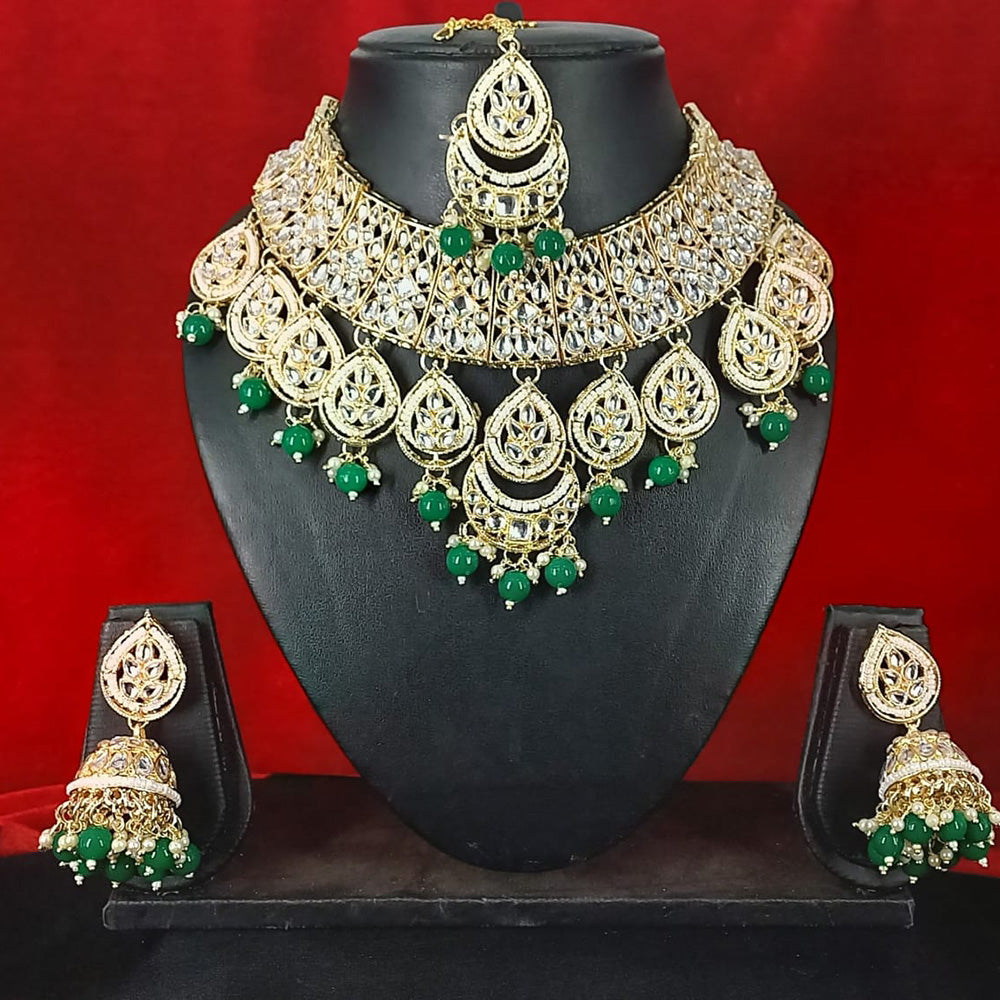 FS Collection Rose Gold Plated Necklace Set