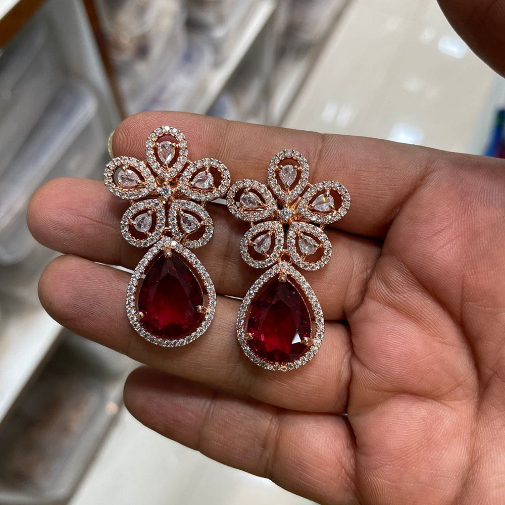 FS Collection AD Stone Earrings