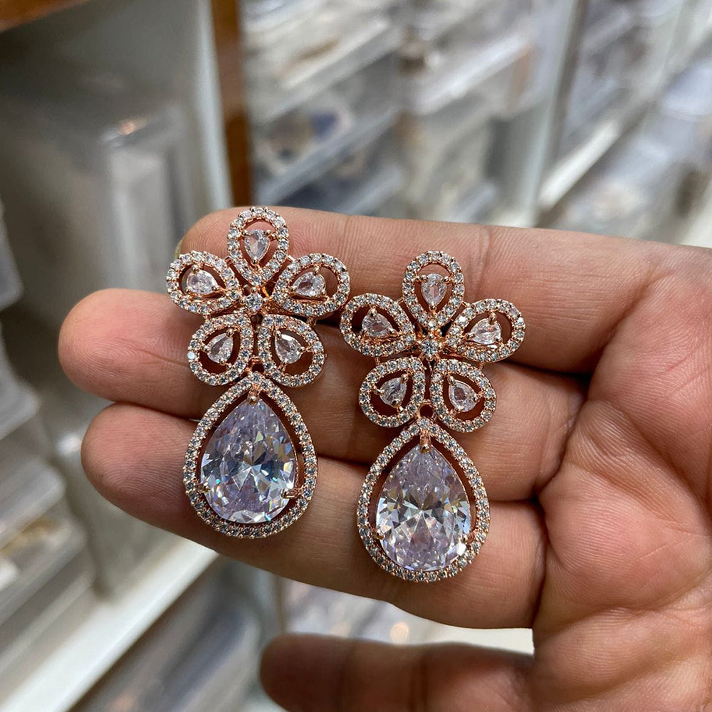 FS Collection AD Stone Earrings