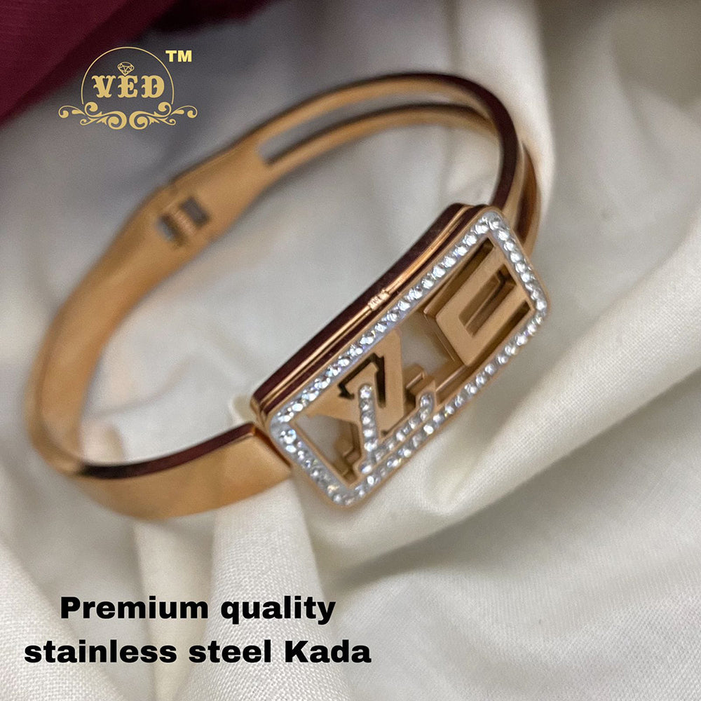 FS Collection Rose Gold Plated Kada