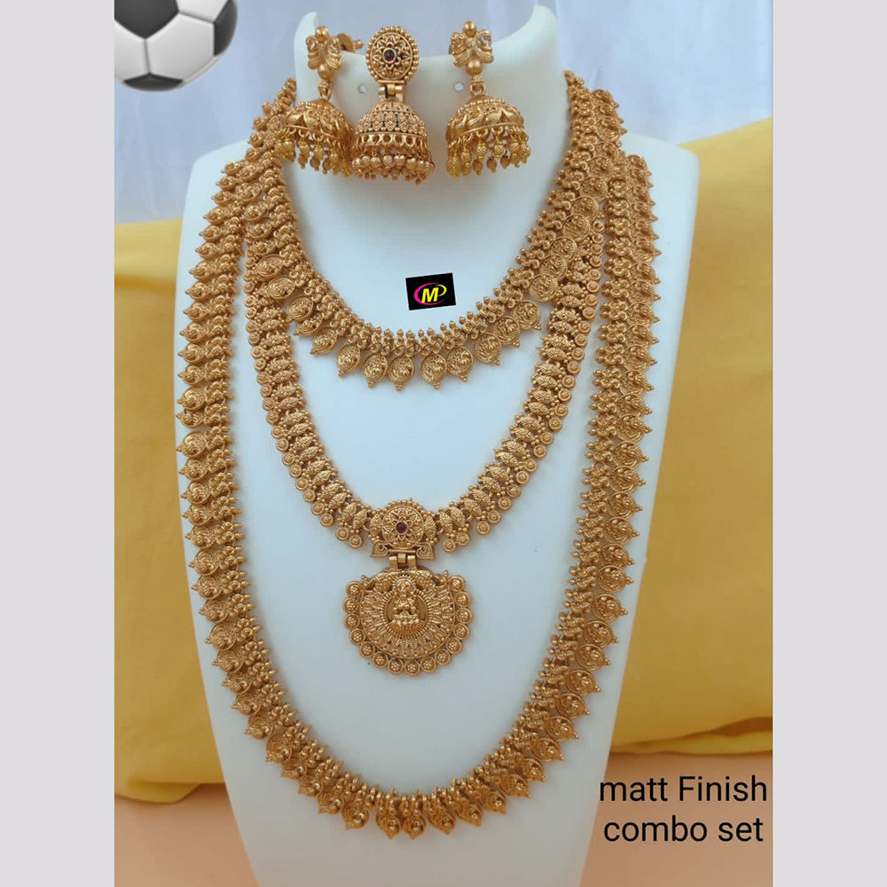 FS Collection Matte Finish Combo Necklace Set