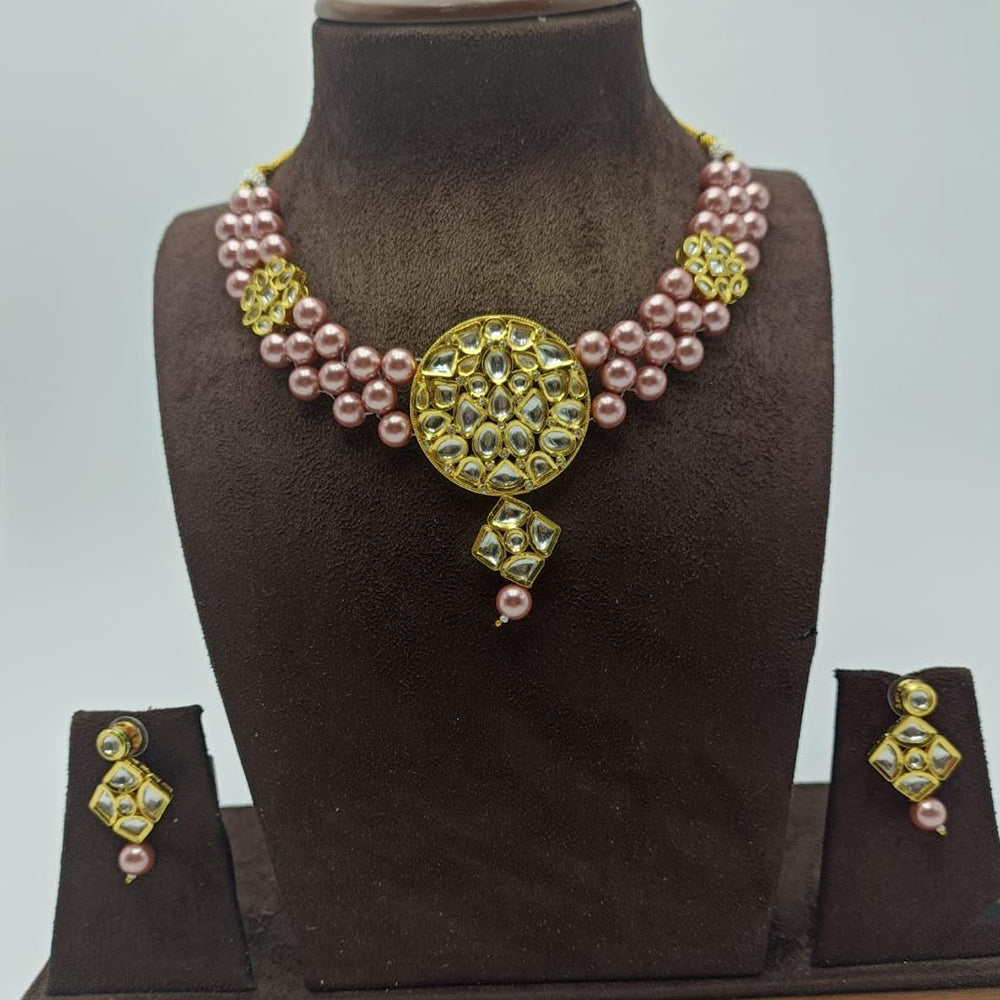 FS Collection Gold Plated Necklace Set