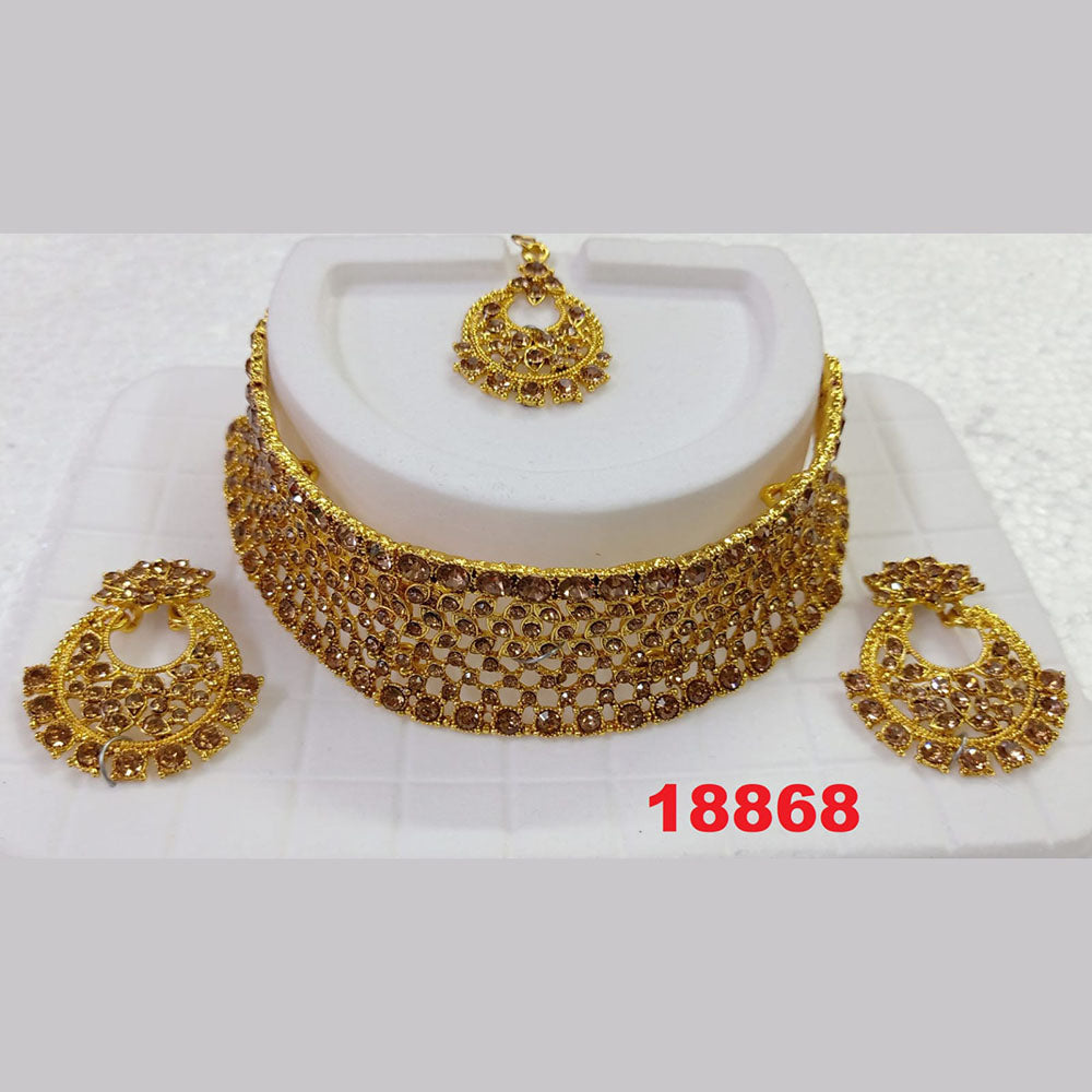 Crescent Creation Austrian Stone Necklace Set - 11471001