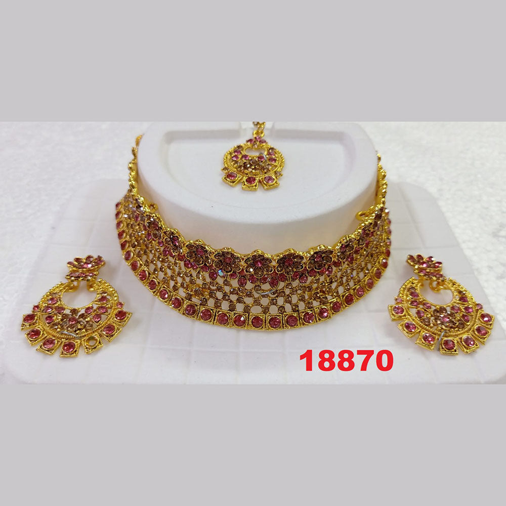 Crescent Creation Austrian Stone Necklace Set - 11471002