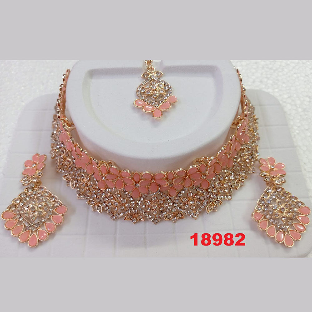 Crescent Creation Austrian Stone Necklace Set - 11471003