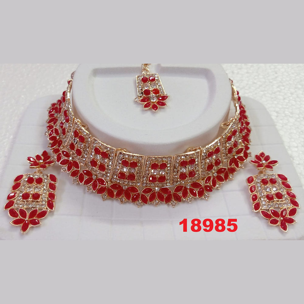 Crescent Creation Austrian Stone Necklace Set - 11471004