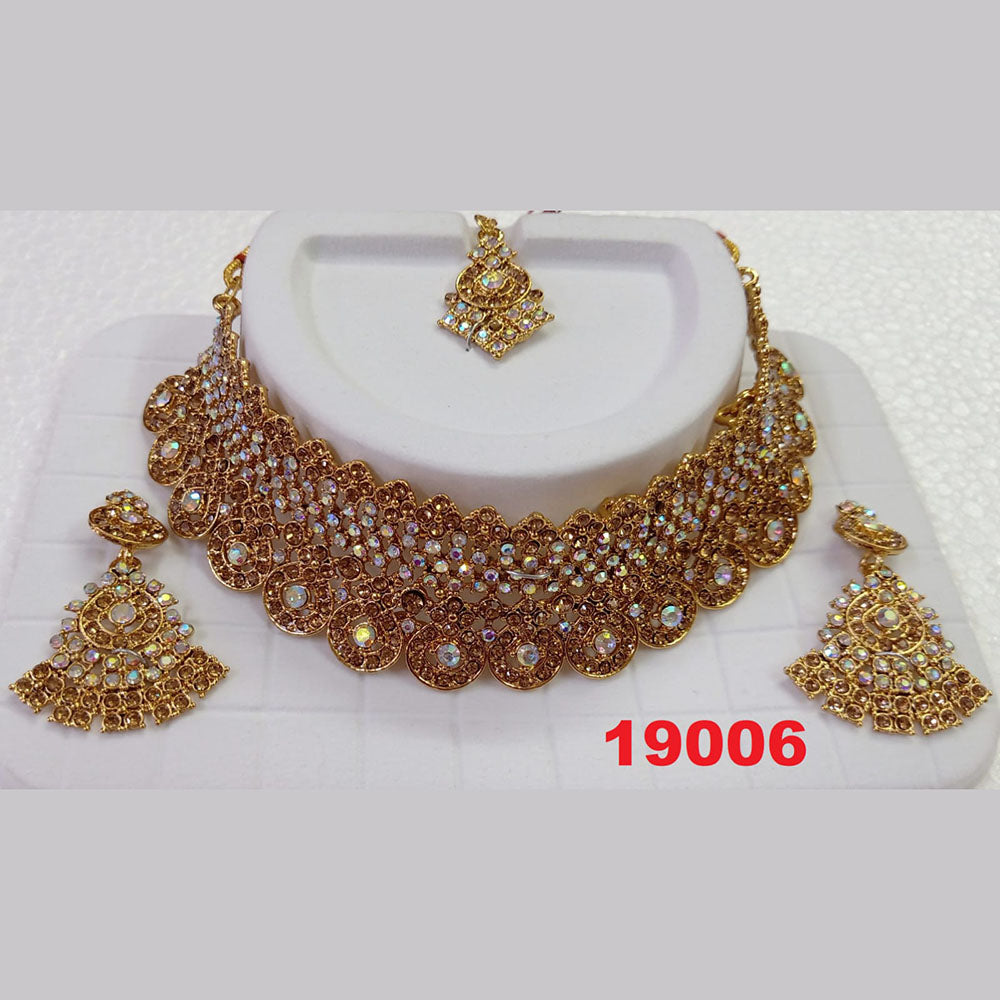 Crescent Creation Austrian Stone Necklace Set - 11471012