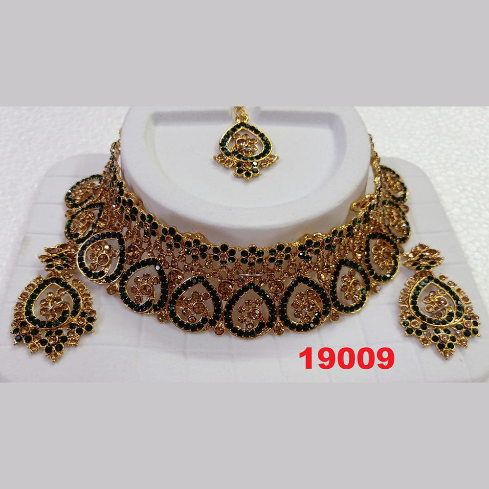 Crescent Creation Austrian Stone Necklace Set - 11471013