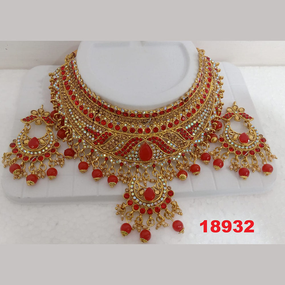 Crescent Creation Austrian Stone Necklace Set - 11471046