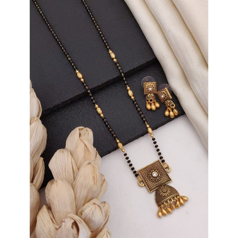 Akruti Collection Gold Plated Mangalsutra